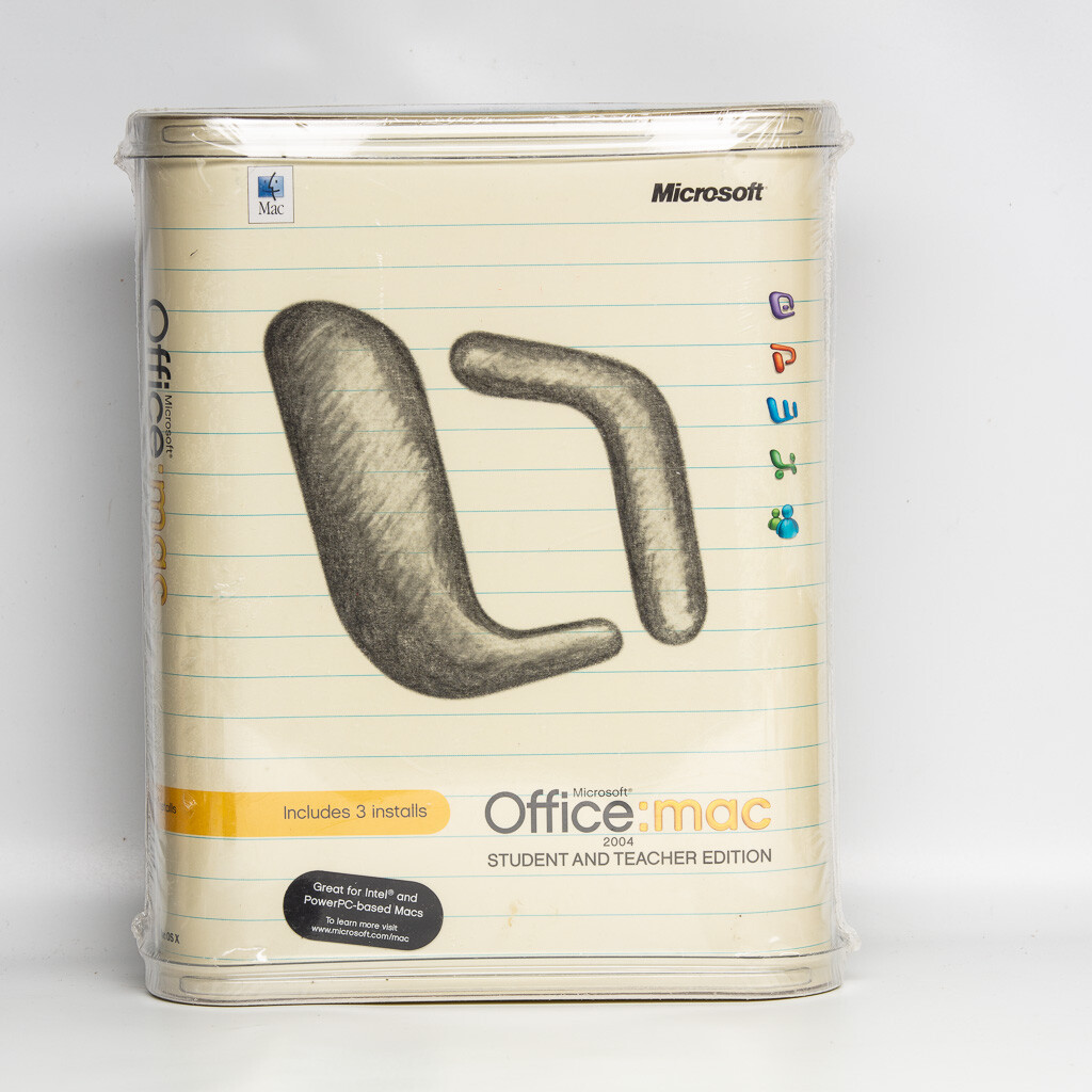 Microsoft Office 2004 for Mac Student Teacher Edition Sealed