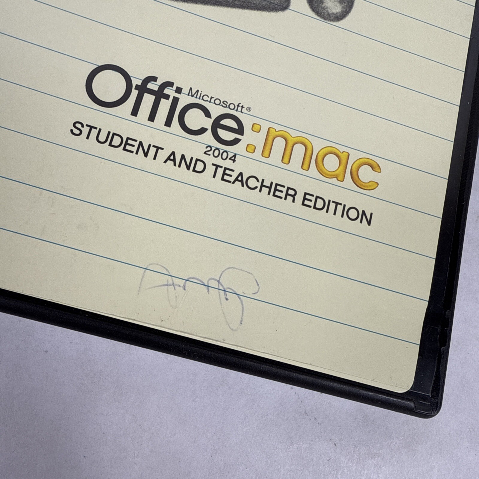 Microsoft Office Mac 2004 Student and Teacher Edition Software 3 keys W/ Booklet