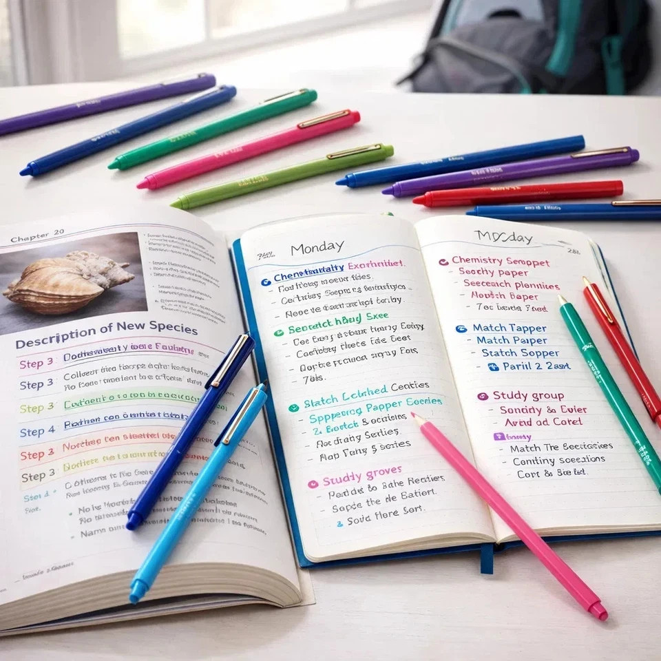 Marvy Le Pen 4300S 12 Pack Fine Point 0.3mm Color Pens Japan