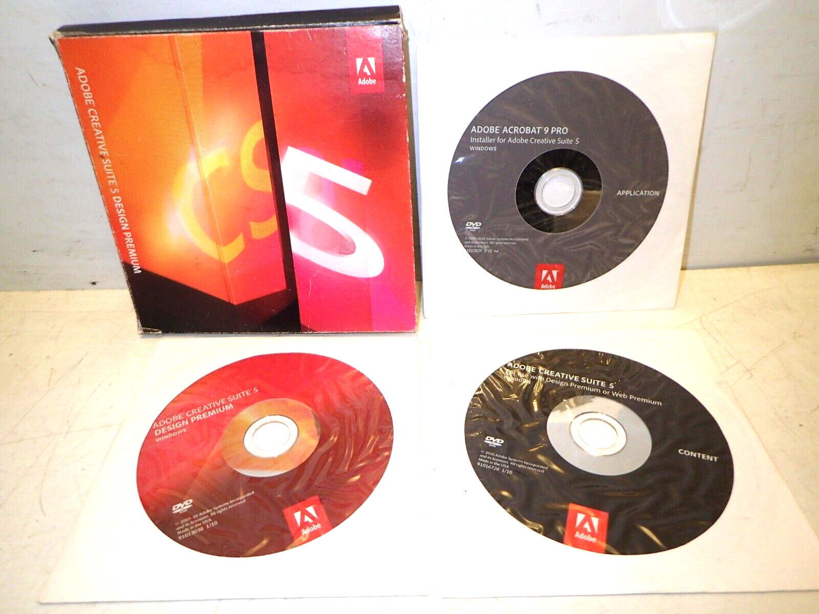 Adobe CS5 Design Premium Education Edition [Mac OS] DVD Software No Product Code