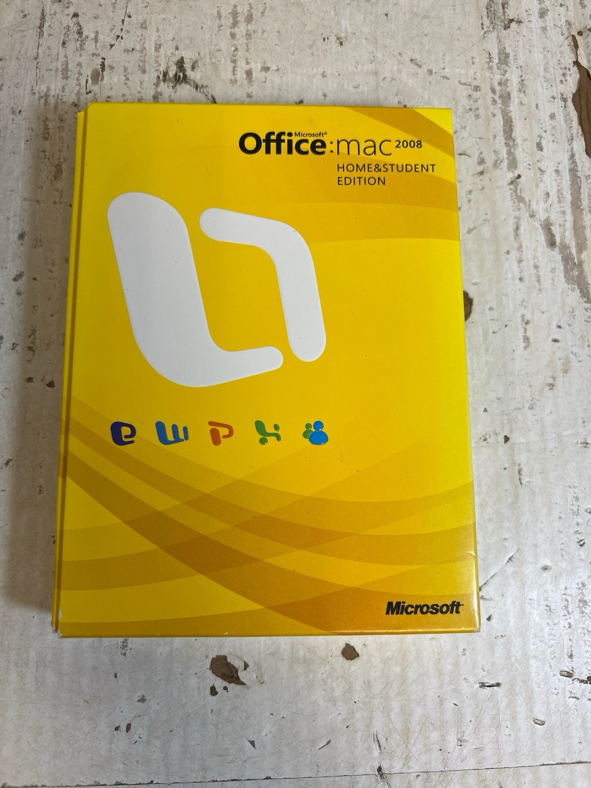 Microsoft Office Mac 2008 Home & Student Edition CD Word Excel Powerpoint