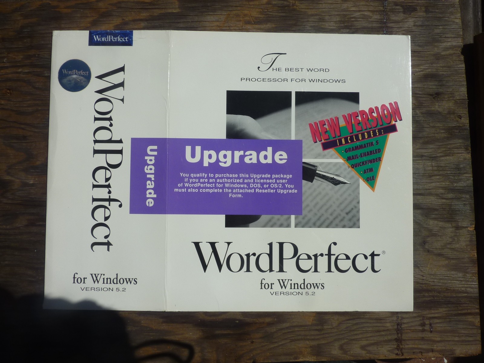 WordPerfect version 5.2 disk lot (8), 1992, 3.5″