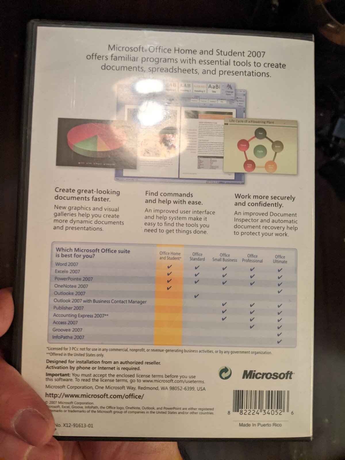 Microsoft Office Home and Student 2007 Service Desk Edition with Product Key