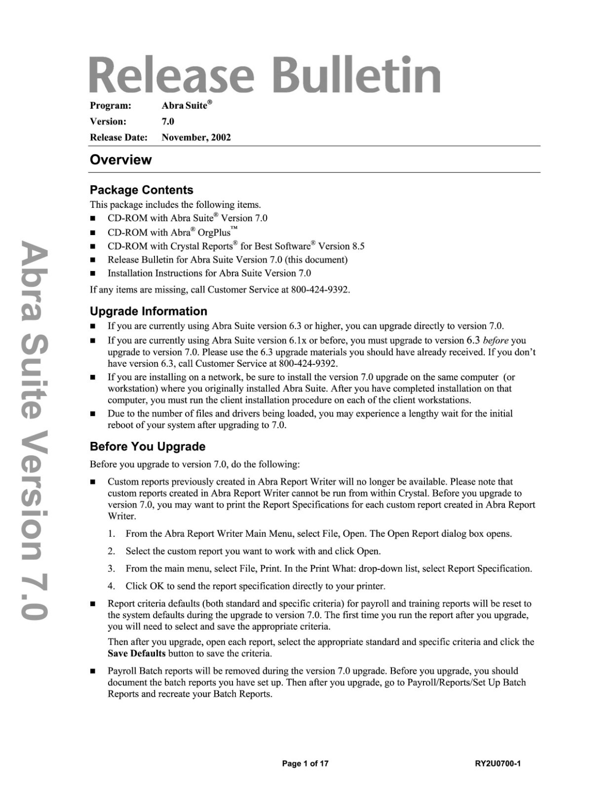 BRAND NEW ABRA HR SUITE Software 7.0 . APPLICANT, HR, PR, TRAINING , ETC.