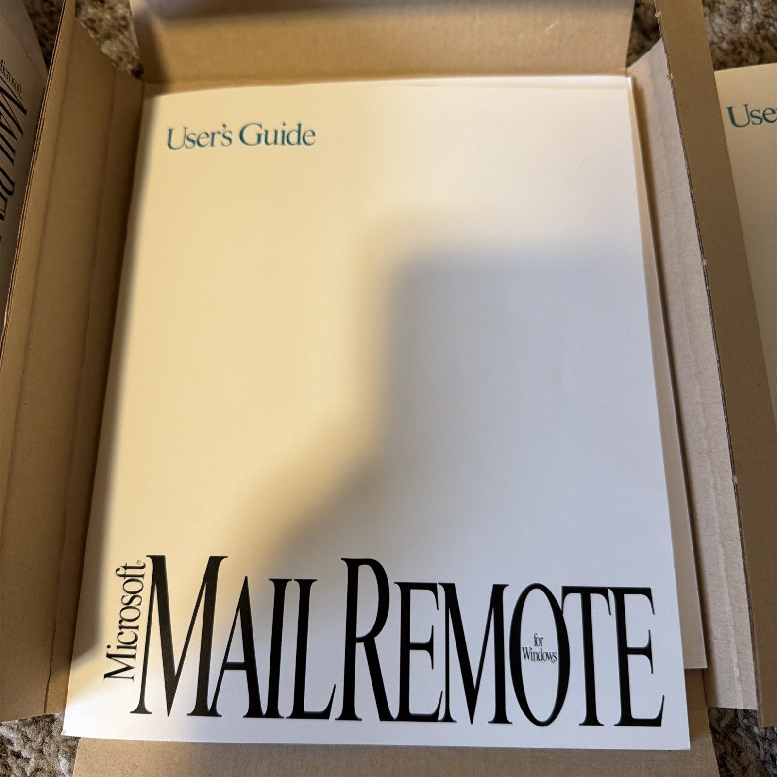 Microsoft Mail Remote (1994) Version 3.2 Super Rare – Open Box, floppies sealed