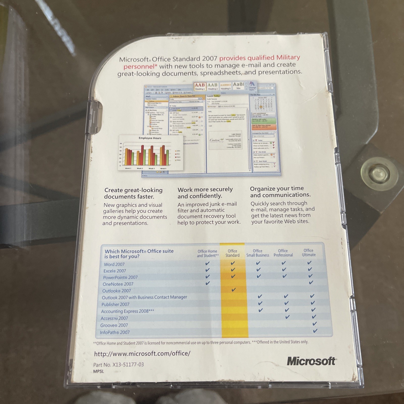 MICROSOFT OFFICE STANDARD 2007 WITH PRODUCT KEY