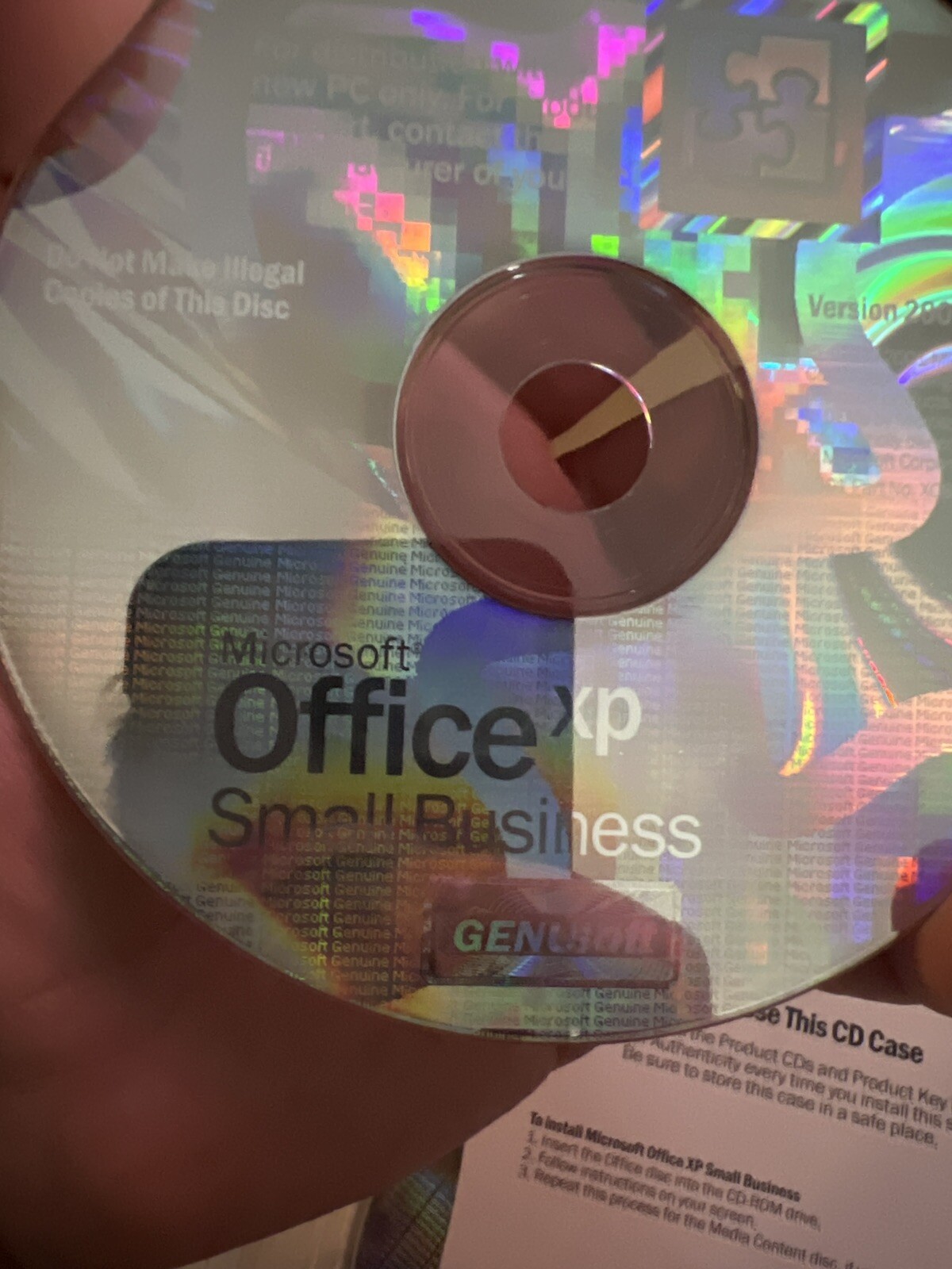 Genuine Microsoft Office XP Small Business Edition w/ Product Key – Complete