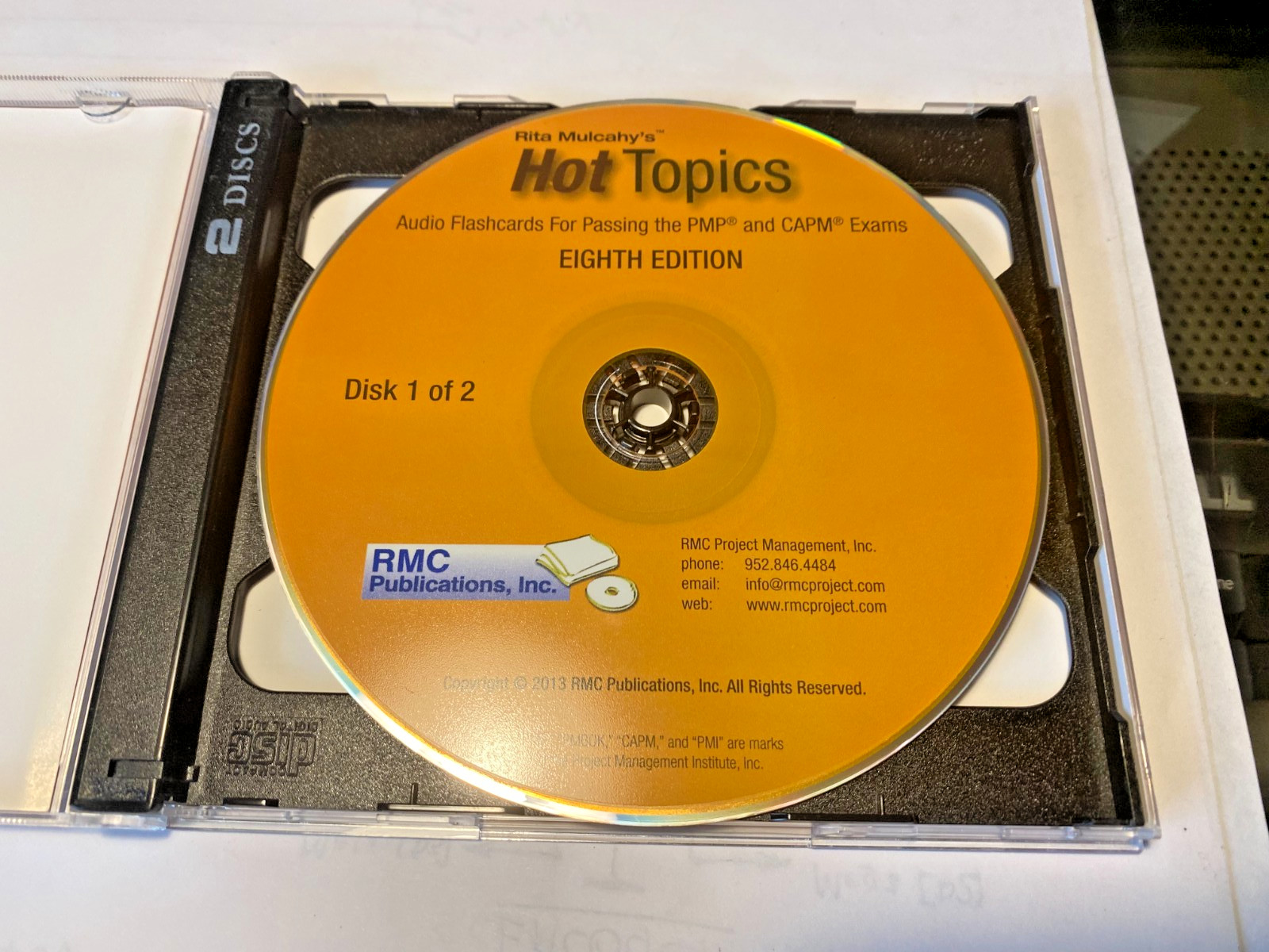 PMP Exam Simulation Software Exam: v8 and Audio Flash Cards by Rita Mulcahy CDs