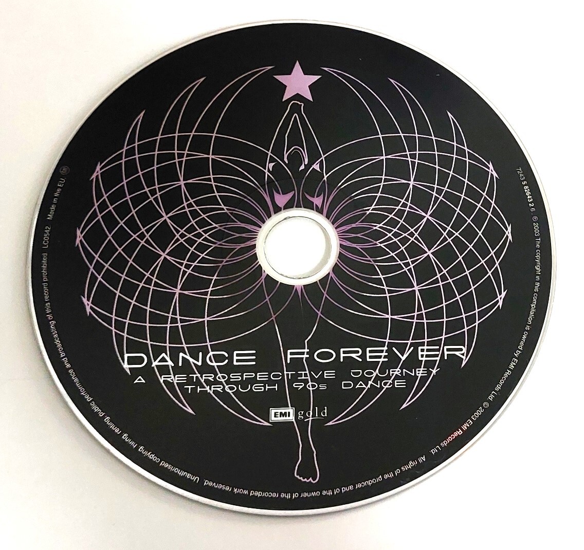 DANCE FOREVER A Retrospective Journey Through 90’s Dance CD DISC ONLY, No Art