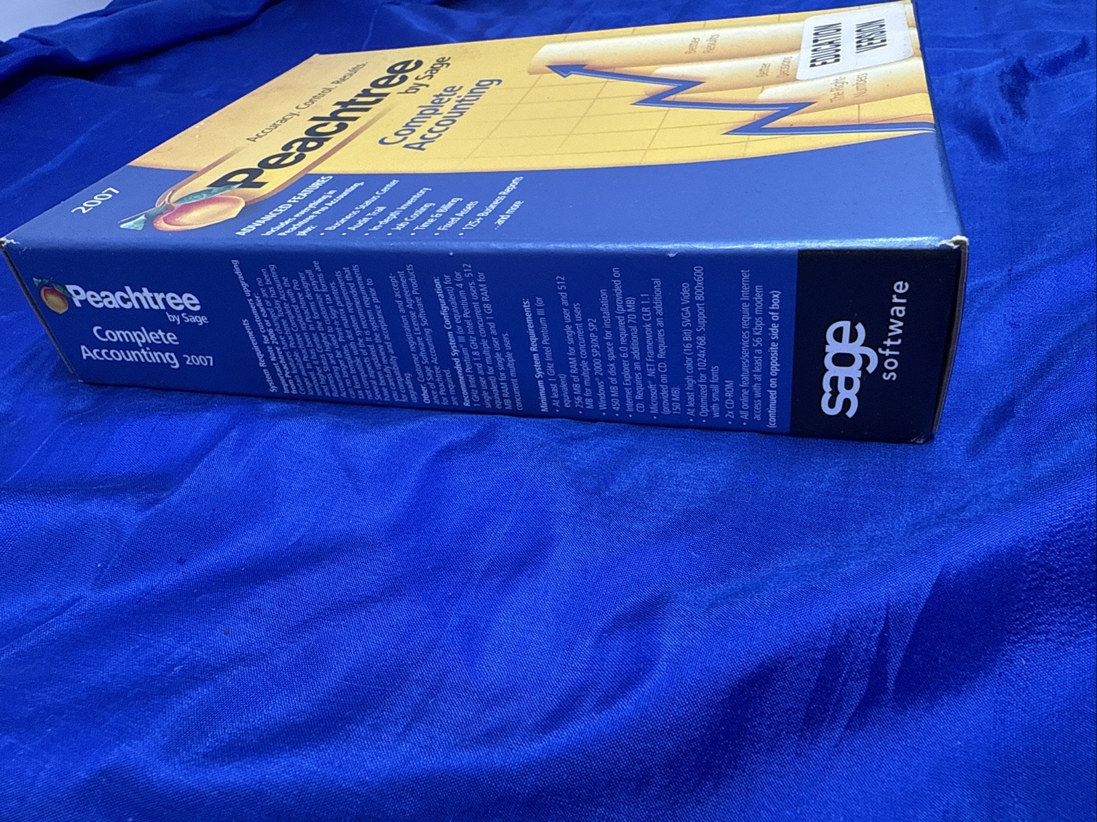 Sage Peachtree Complete Accounting 2007 Complete In Box