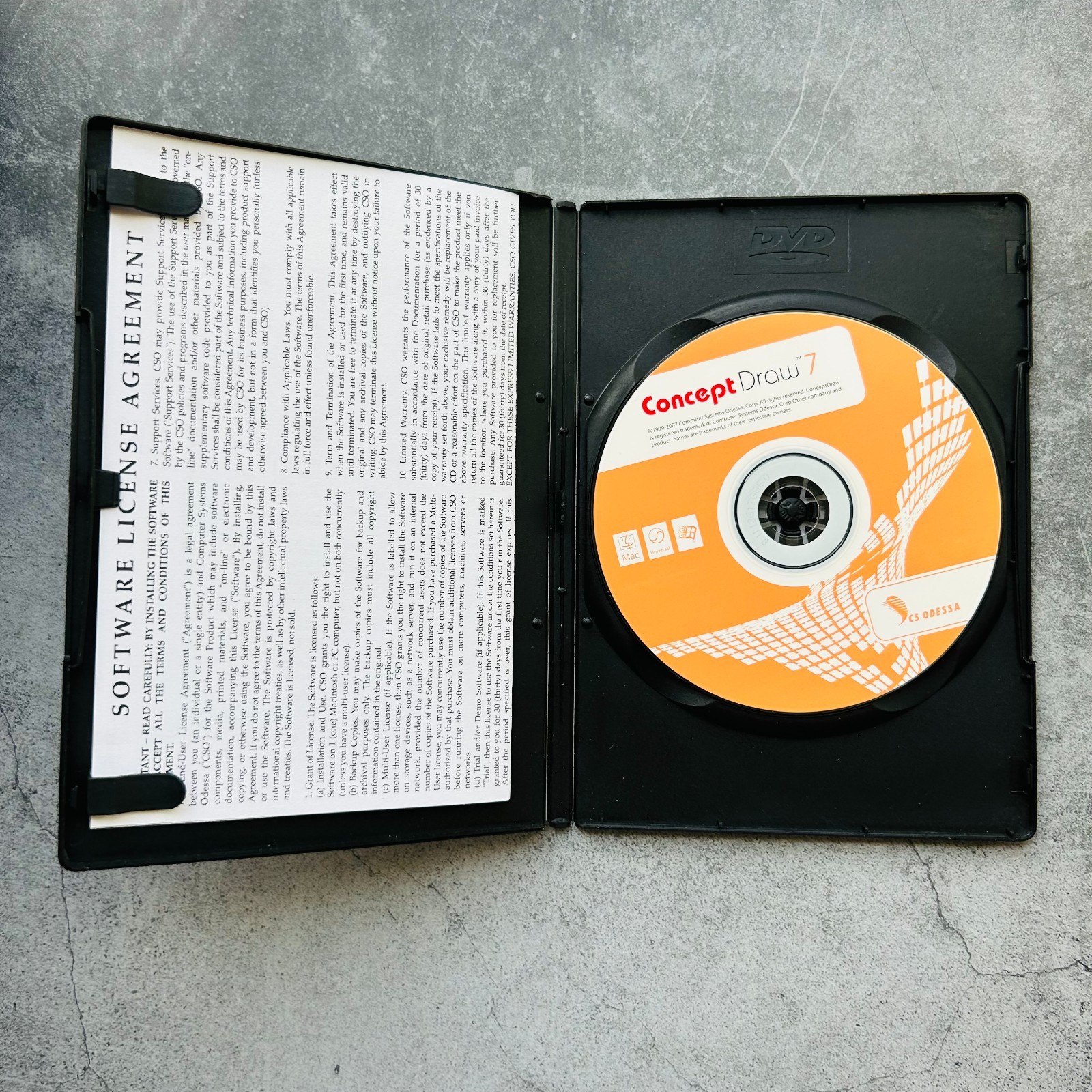 Concept Draw 7 + Concept Draw Project 4 Software Lot of 2