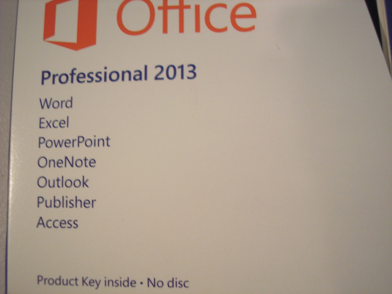MS Microsoft Office 2013 Professional Full English Retail Boxed Version PKC=NEW=