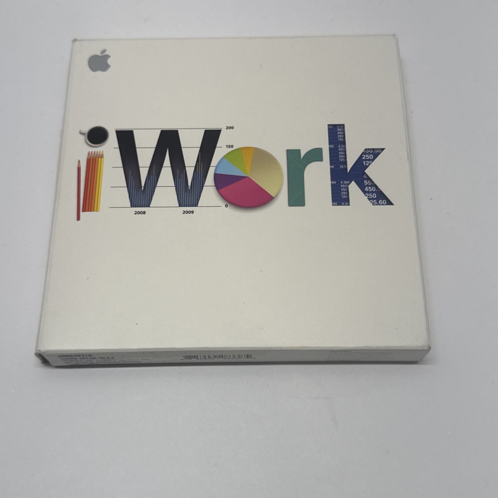 Apple iWork ’09 V9.0.1 Retail MB942Z/A Pages Numbers Keynote Software Mac