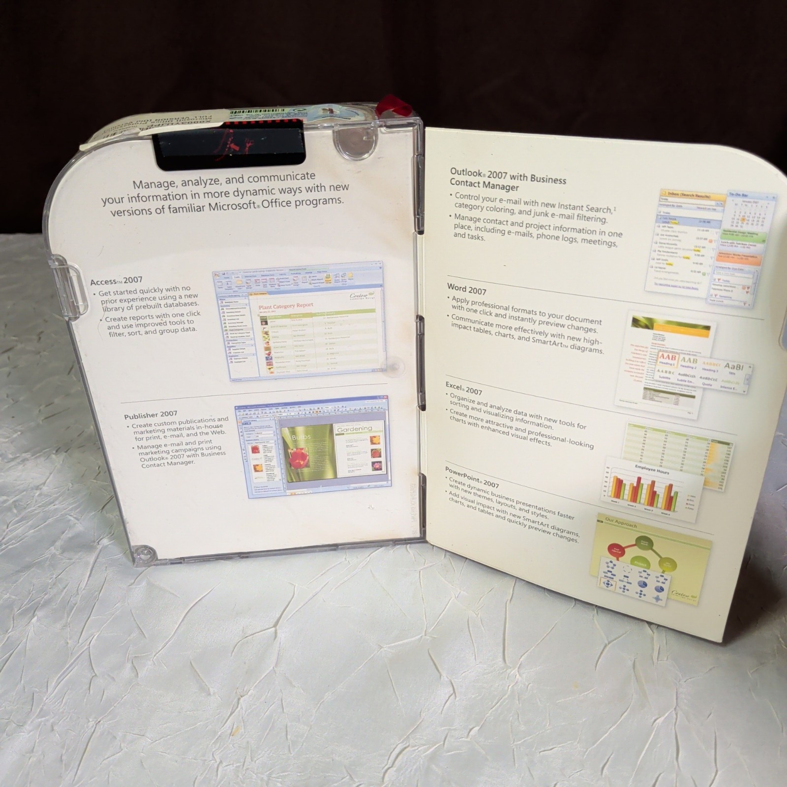 Microsoft Office 2007 Professional Full English Retail Version w/ Product Key