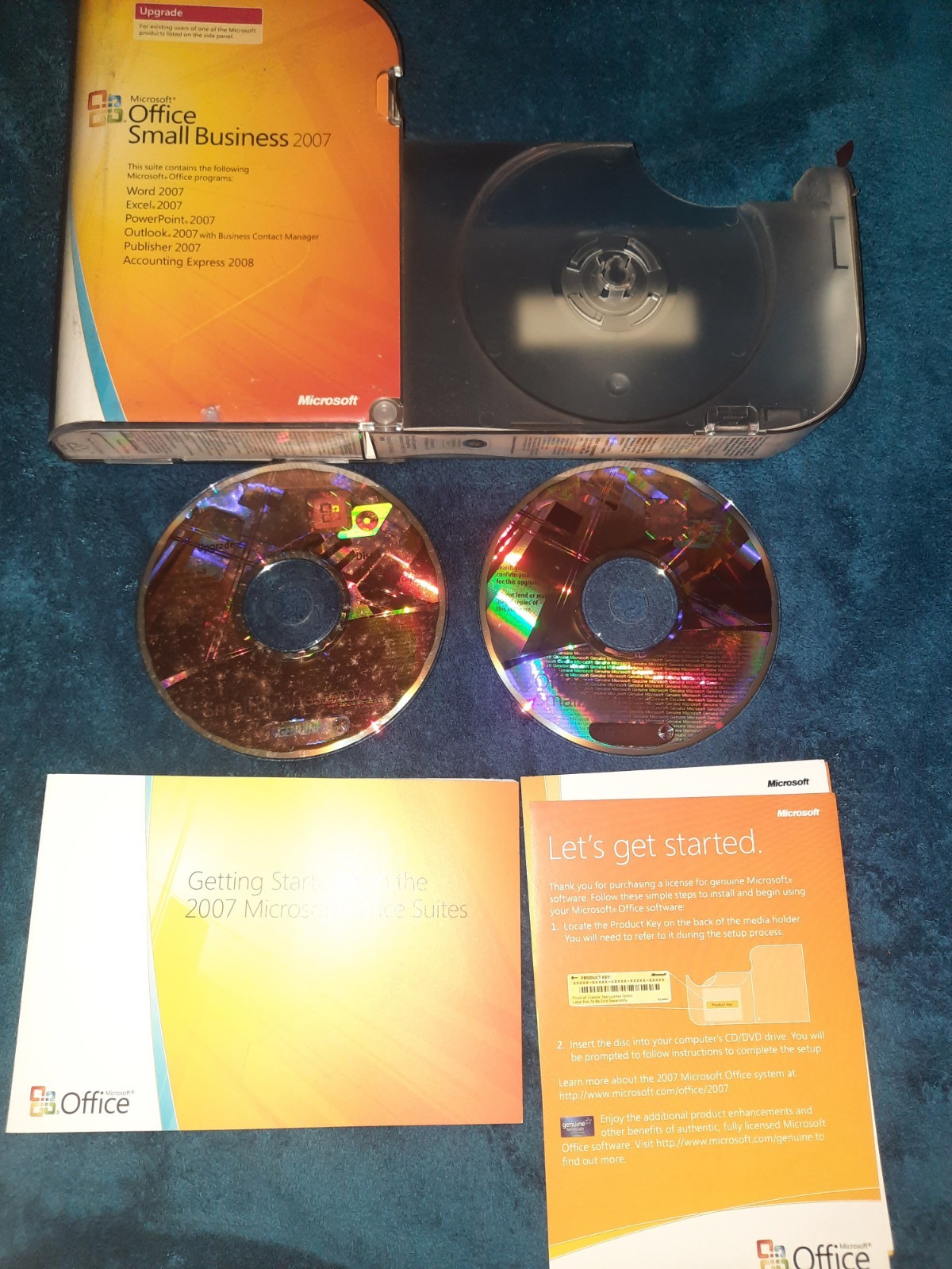 Microsoft Office Small Business Edition 2007 w/ Key number
