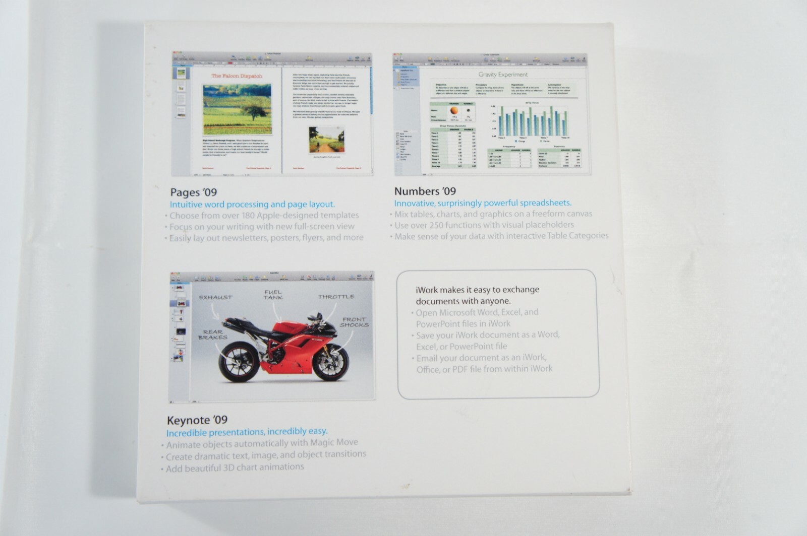 Apple iWork ’09 Retail V9.0.3 – Full Version for Mac MB942Z/A