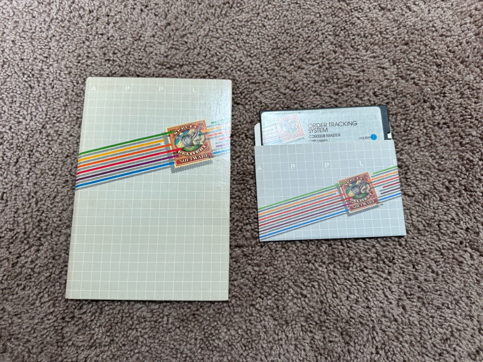 VTG APPLE II RARE DEALER DEMONSTRATION PACKAGE SPECIAL DELIVERY SOFTWARE LOOK