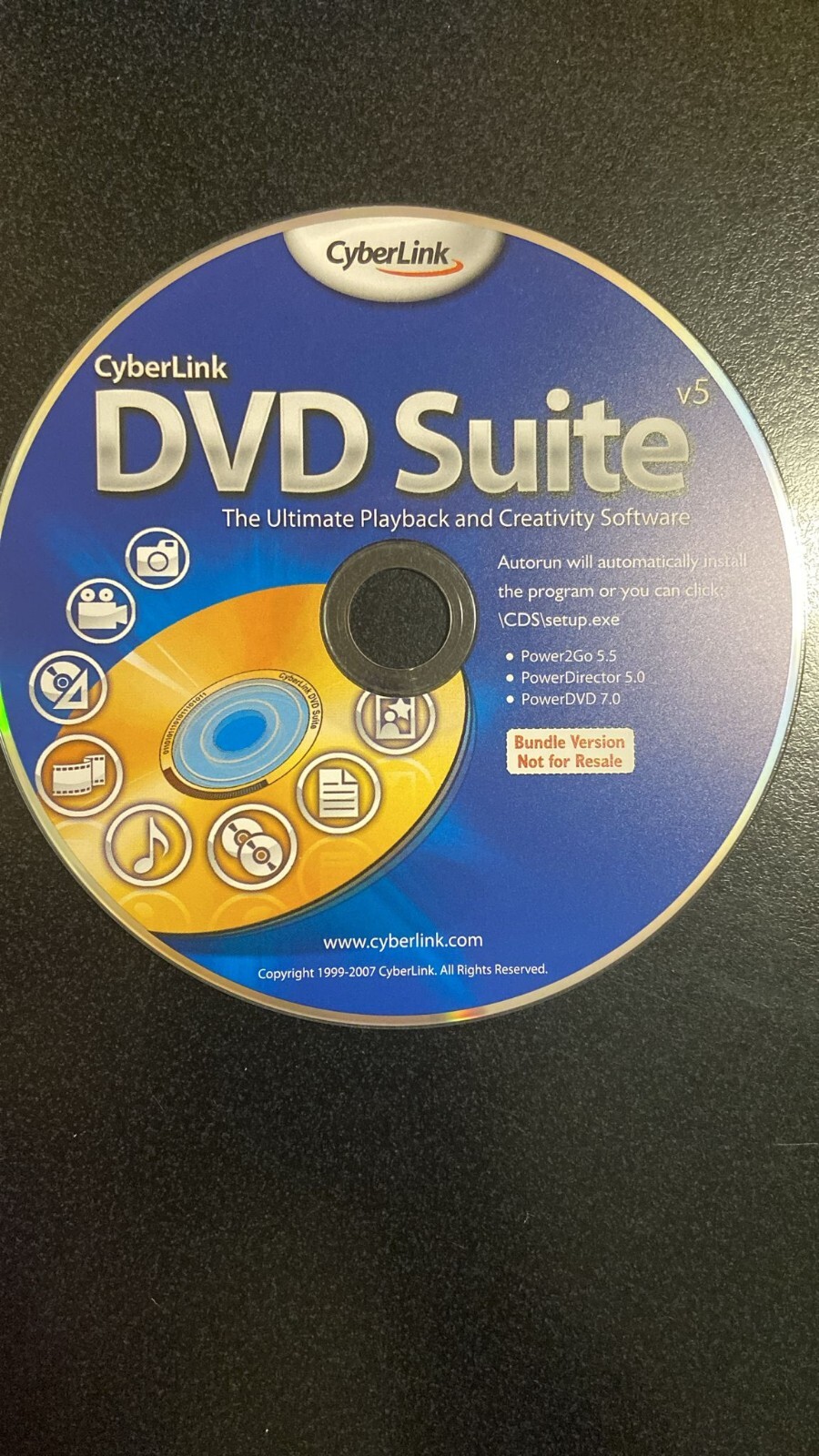 CYBER LINK DVD SUITE V5 SOFTWARE Used