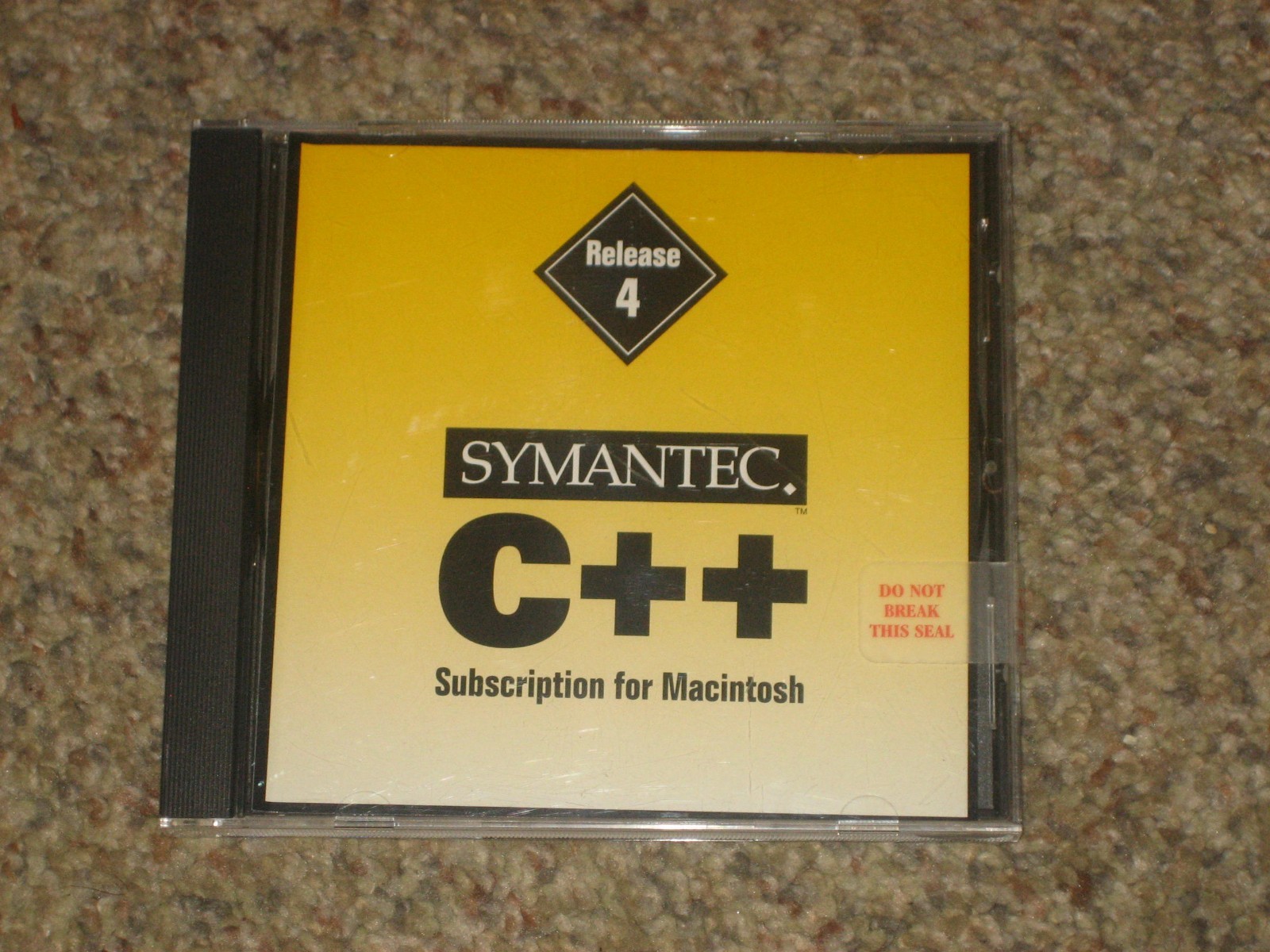 1995 SYMANTEC C++ (RELEASE 4) VERSION 8 FOR MACINTOSH CD-ROM
