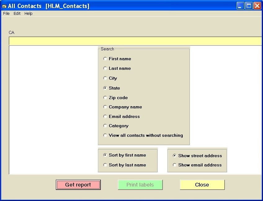 Print mailing labels! Label maker software for Windows. Mail list. Address book.