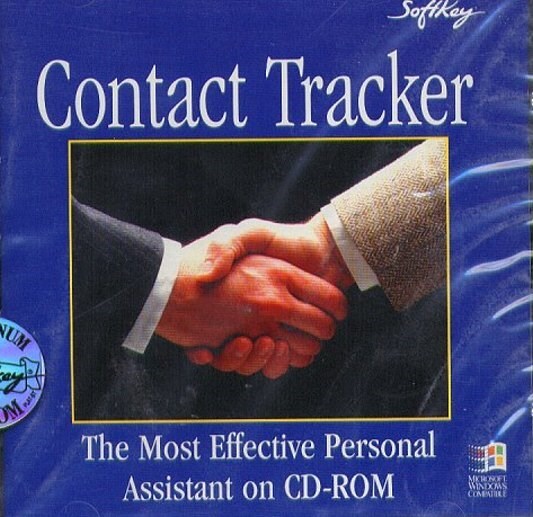 Contact Tracker (PC-CD, 1995) for Windows & DOS – NEW CD in SLEEVE