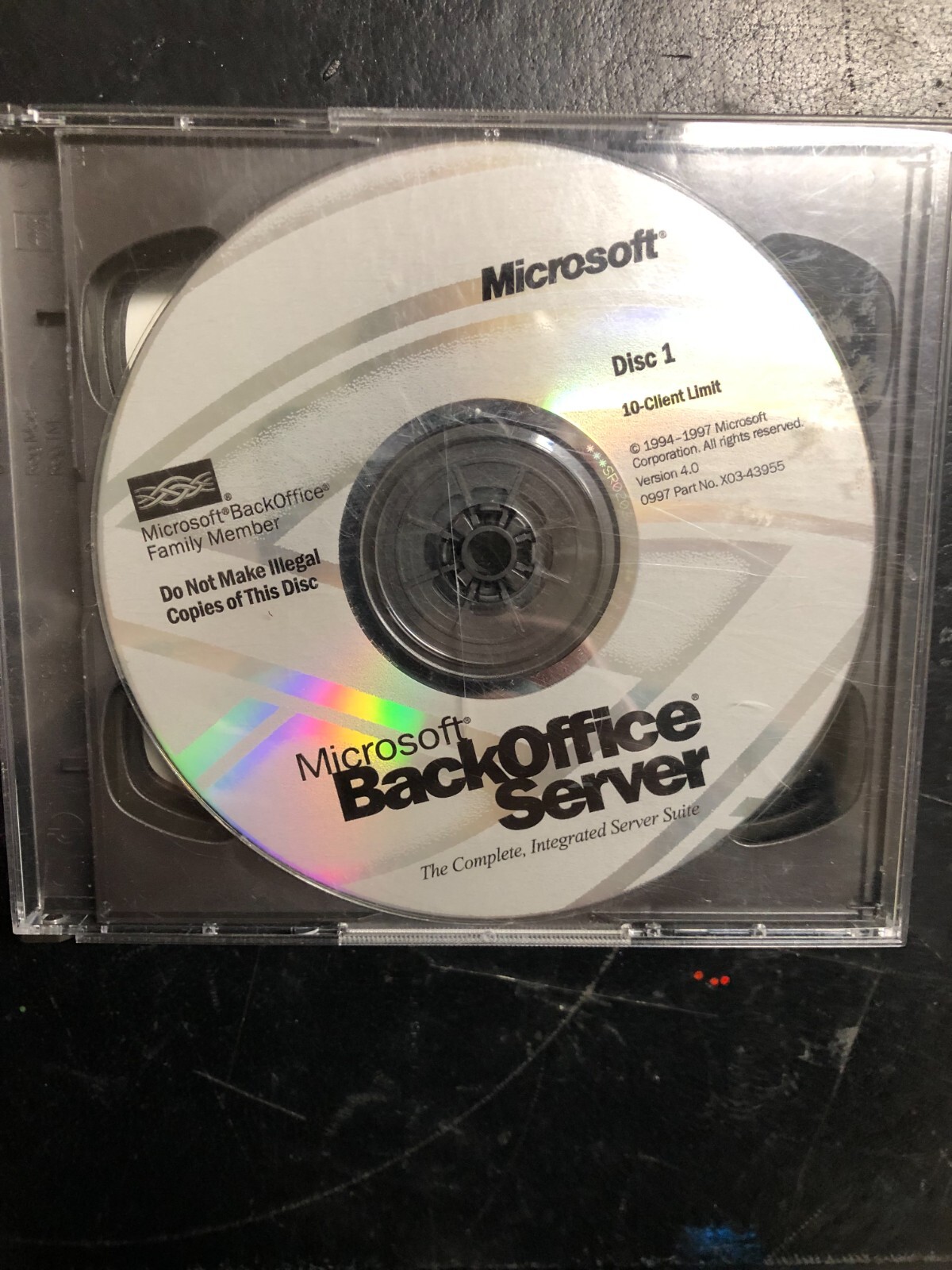 Microsoft BackOffice Server V4.0 ( 5 CDs)