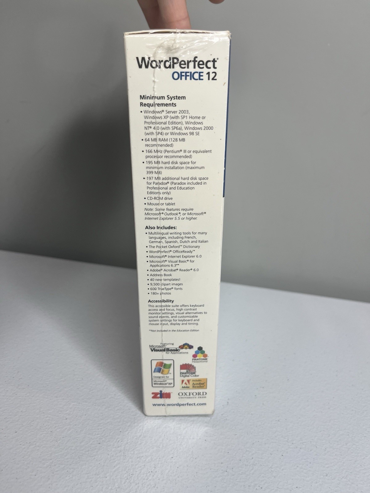 Vtg Word Perfect Office 12 New Still Sealed In Plastic