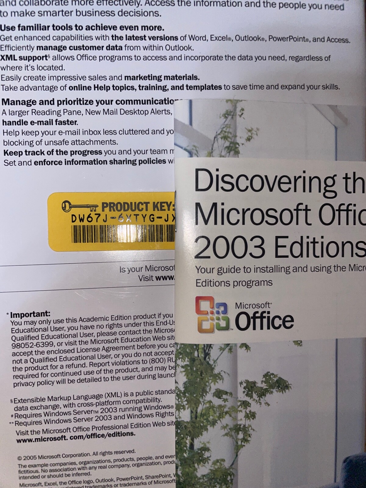 Microsoft Windows Office Student and Teacher Edition 2003 with Product Key