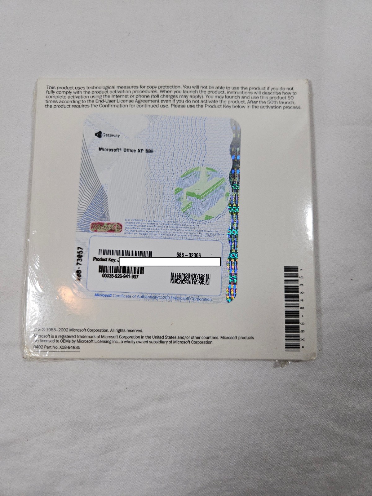 Microsoft Office XP Small Business With Key Gateway NEW SEALED