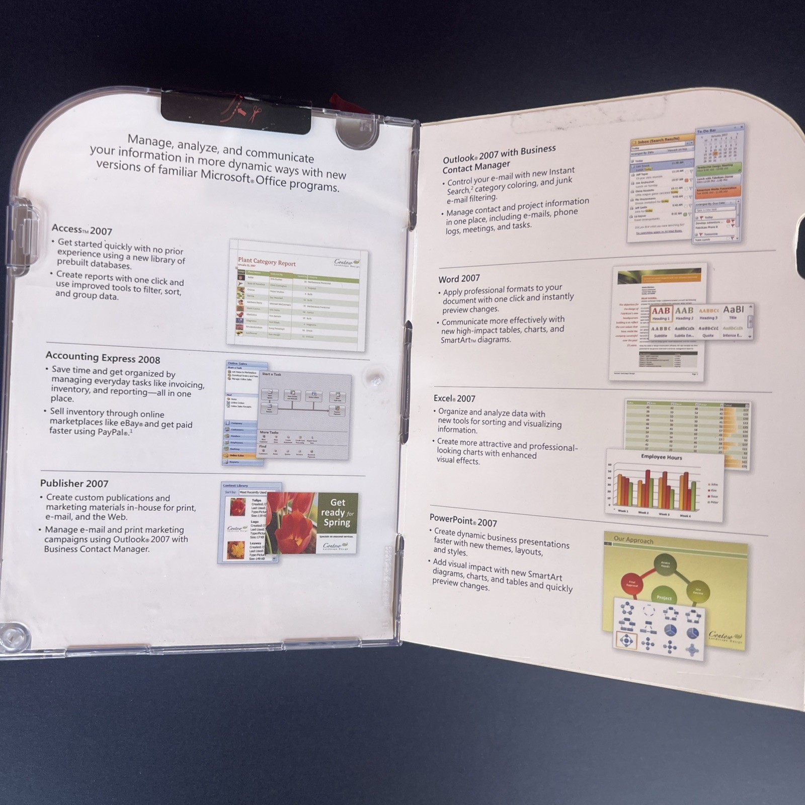 Microsoft Office Professional 2007 Full Retail FPP English w Product Key