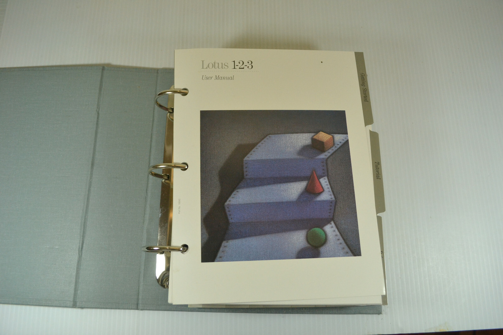 Vintage 1987 Lotus 123 Version 2.01 3.5″ Disk Software for IBM