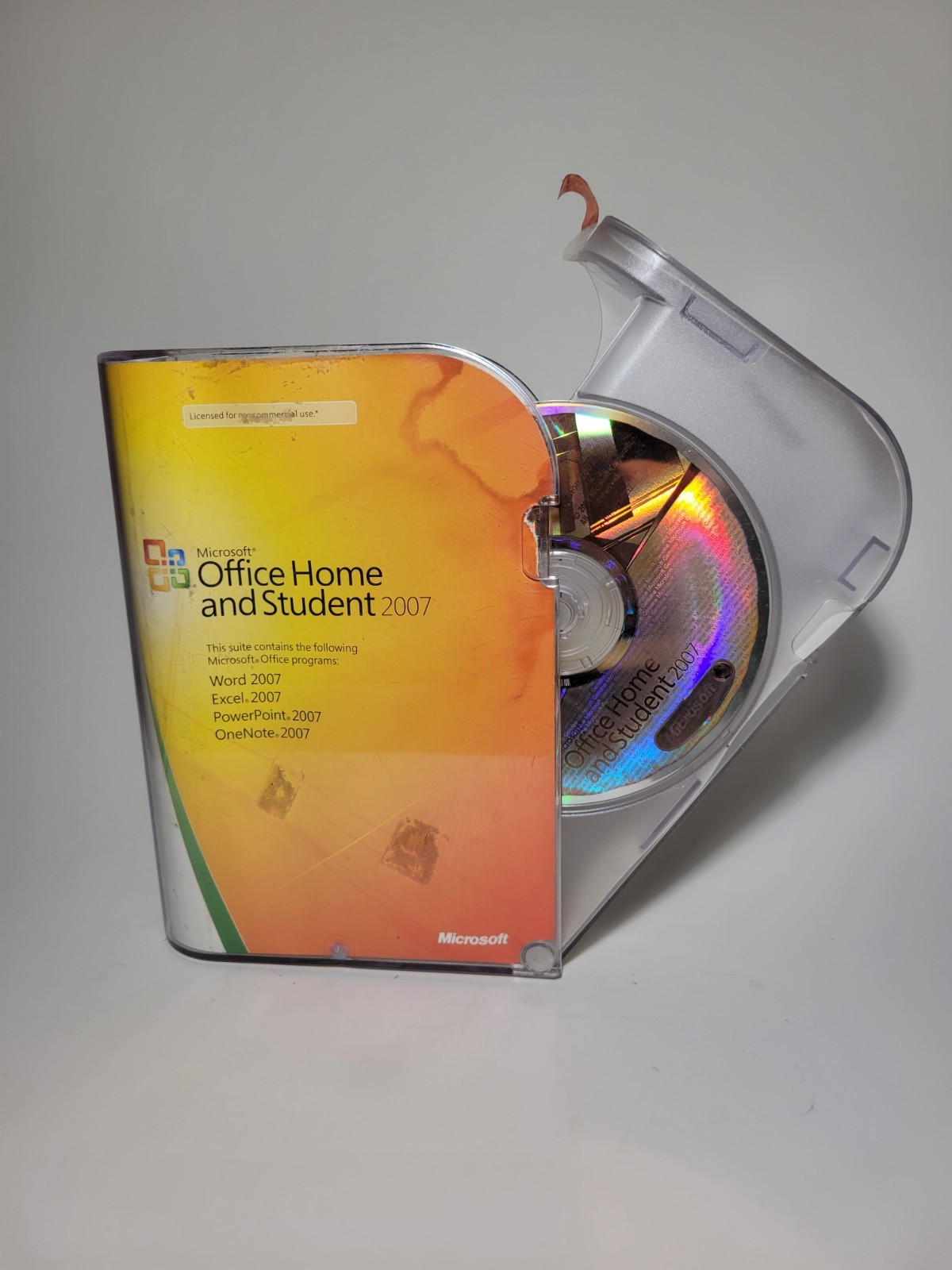 Microsoft Office Home and Student 2007 Word Excel PowerPoint OneNote w/ Key