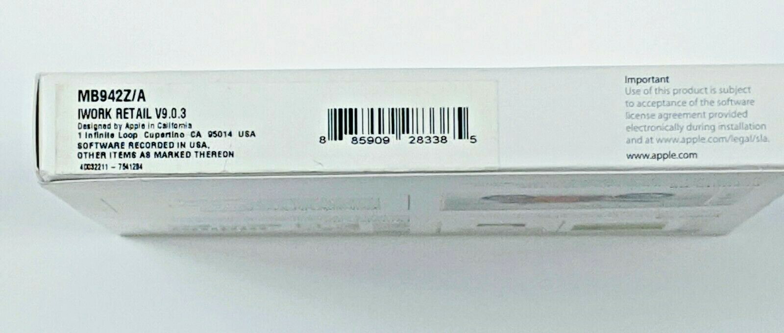 Apple iWork ’09 (Retail) (1 User/s) – Full Version for Mac MB942Z/A Excellent!