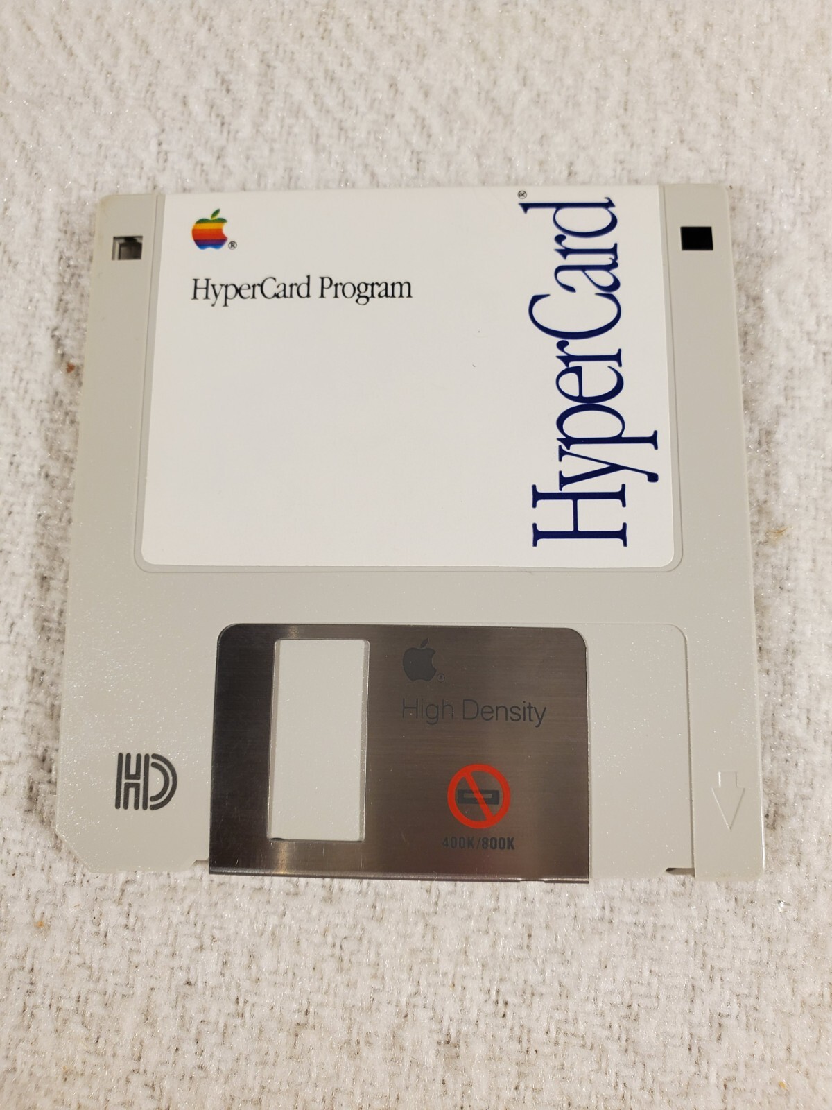 1990 Apple Macintosh HyperCard Program 690-5640-A Version 2.0 3.5″ Floppy Disk
