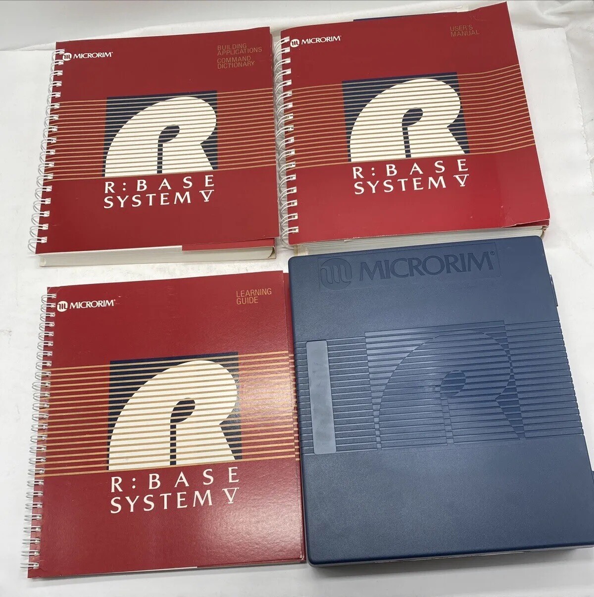 Microrim R Base System V Complete Set with Manuals and Floppy Disks