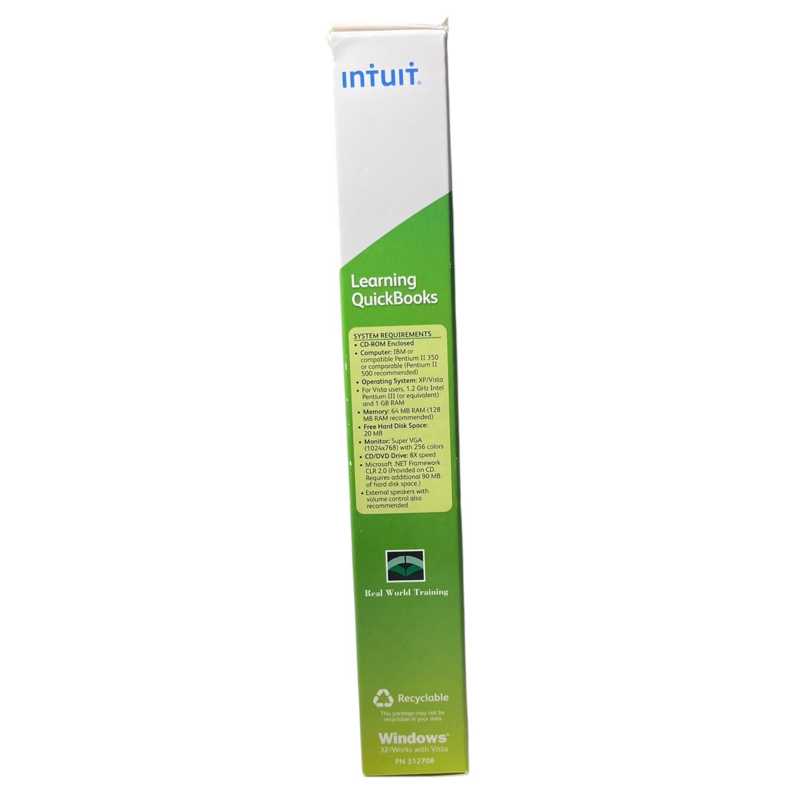 Intuit Learning QuickBooks Pro Premier 2009 Accounting Software CD For Windows