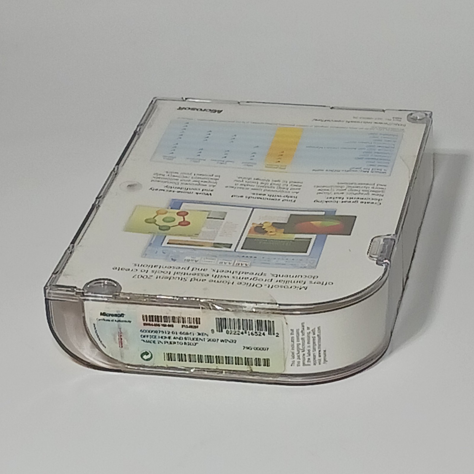 Microsoft Office Home and Student 2007 Word Excel PowerPoint w Key