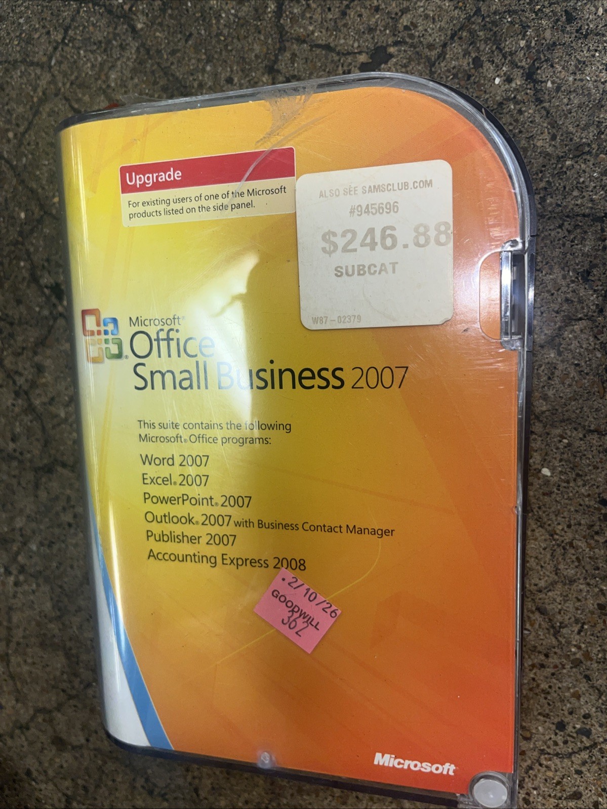 Microsoft Office Small Business 2007 Software Excel Word
