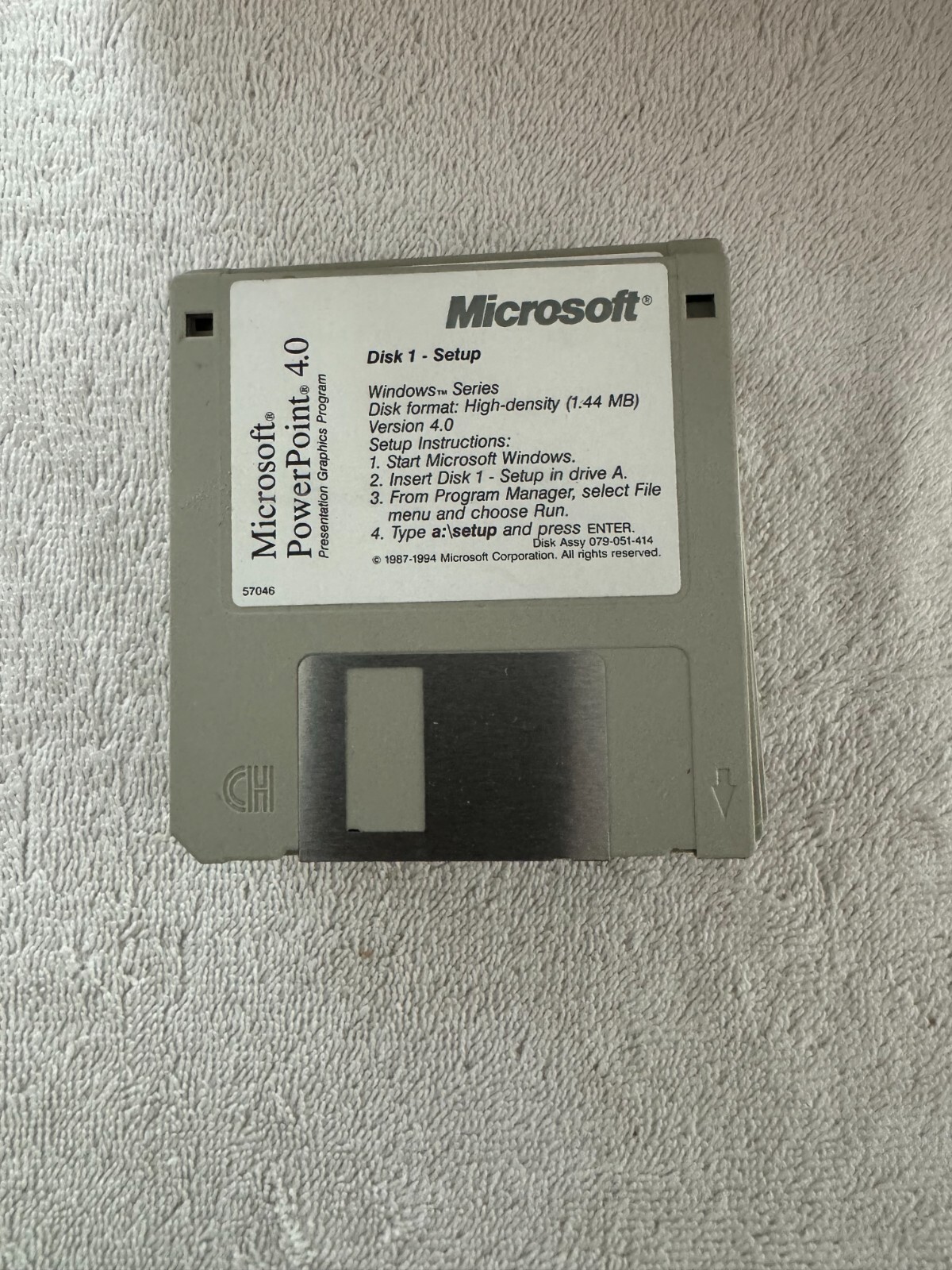 Microsoft PowerPoint 4.0 – 12 Floppy Disk Set!!!!