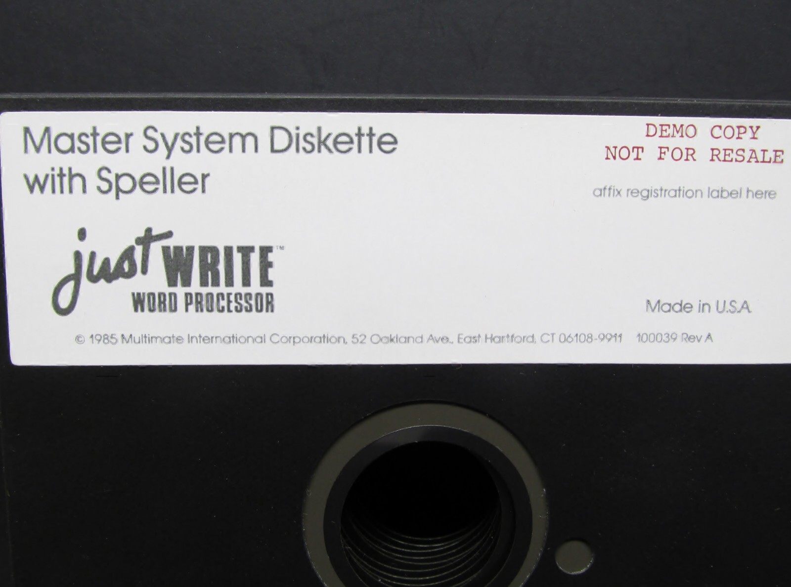Lot of 20: Just Write Word Processing, 5.25 / 5 1/4″, Floppy Disks/ Diskettes