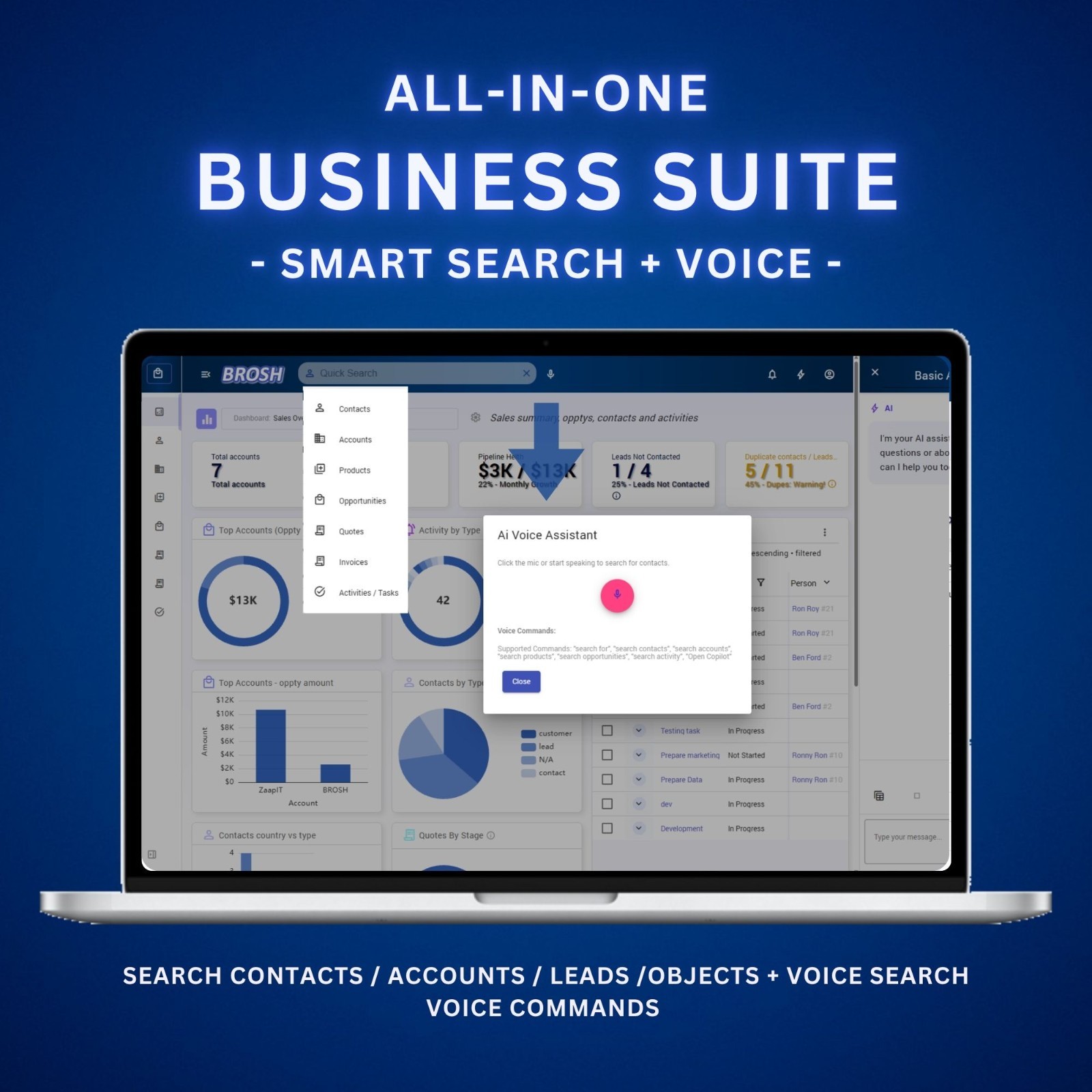 BROSH CRM – the #1 unified sales and marketing automation platform for SMB!