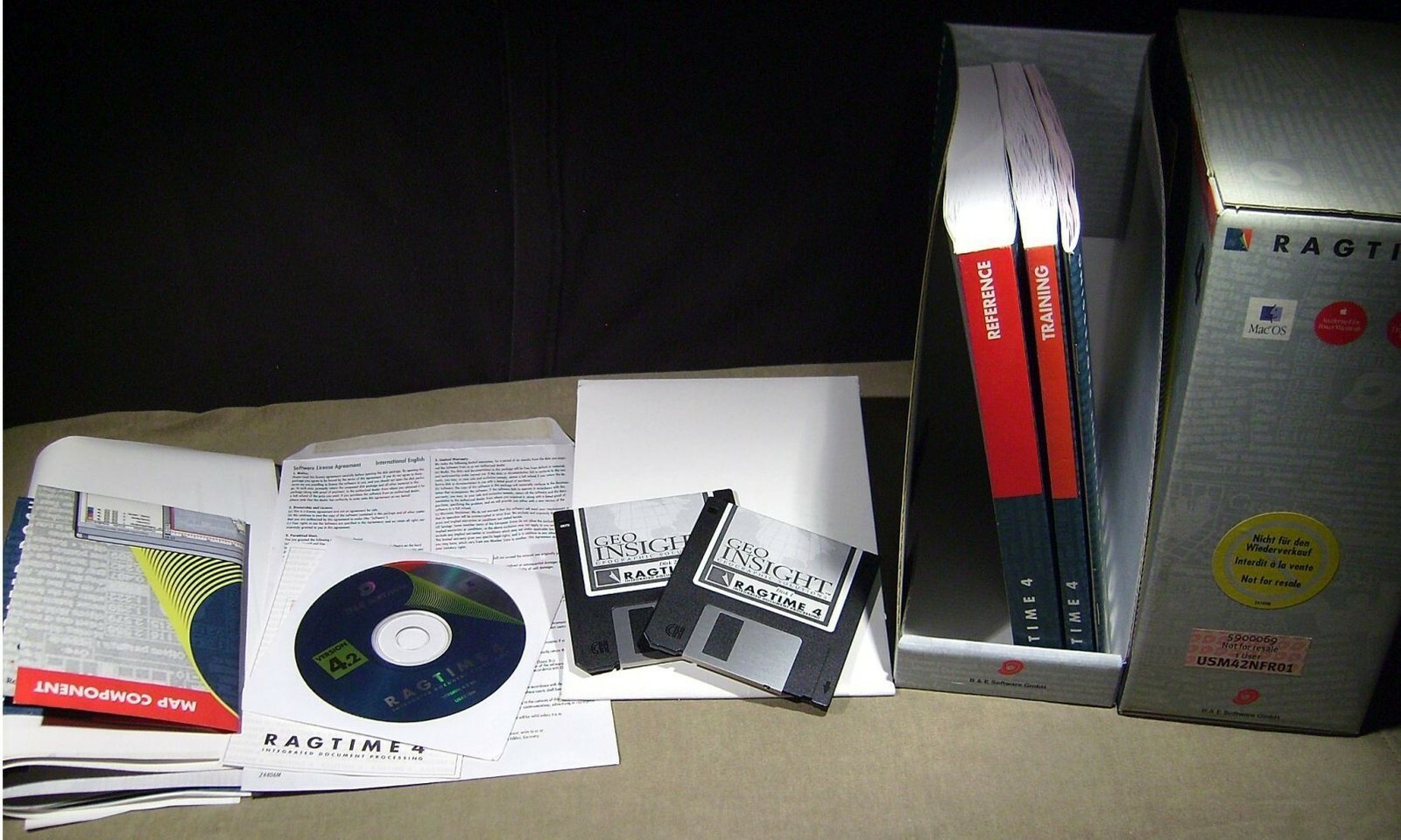 Ragtime 4.2 Integrated Document Processing with Geoinsight Software Mac Vintage
