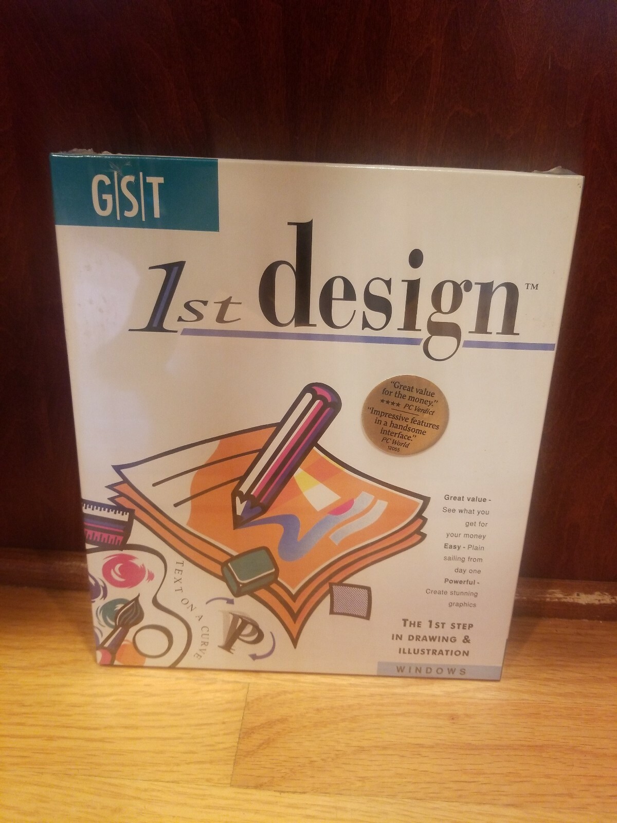 GST 1st Design 3.5″ disk set – Windows -The first step in drawing & illustration
