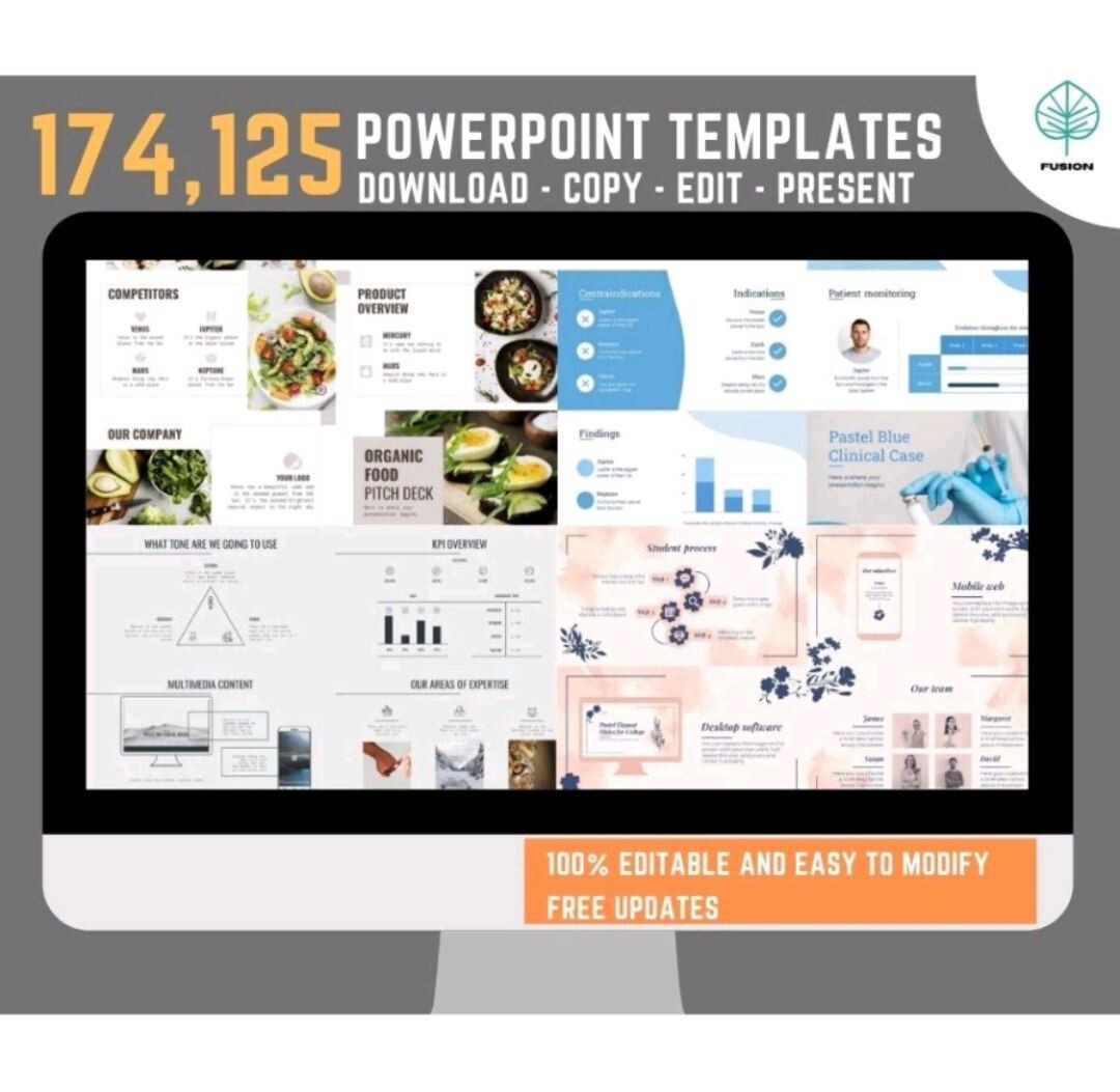 Powerpoint Slides 174,125 Templates with 8 Designer Categories