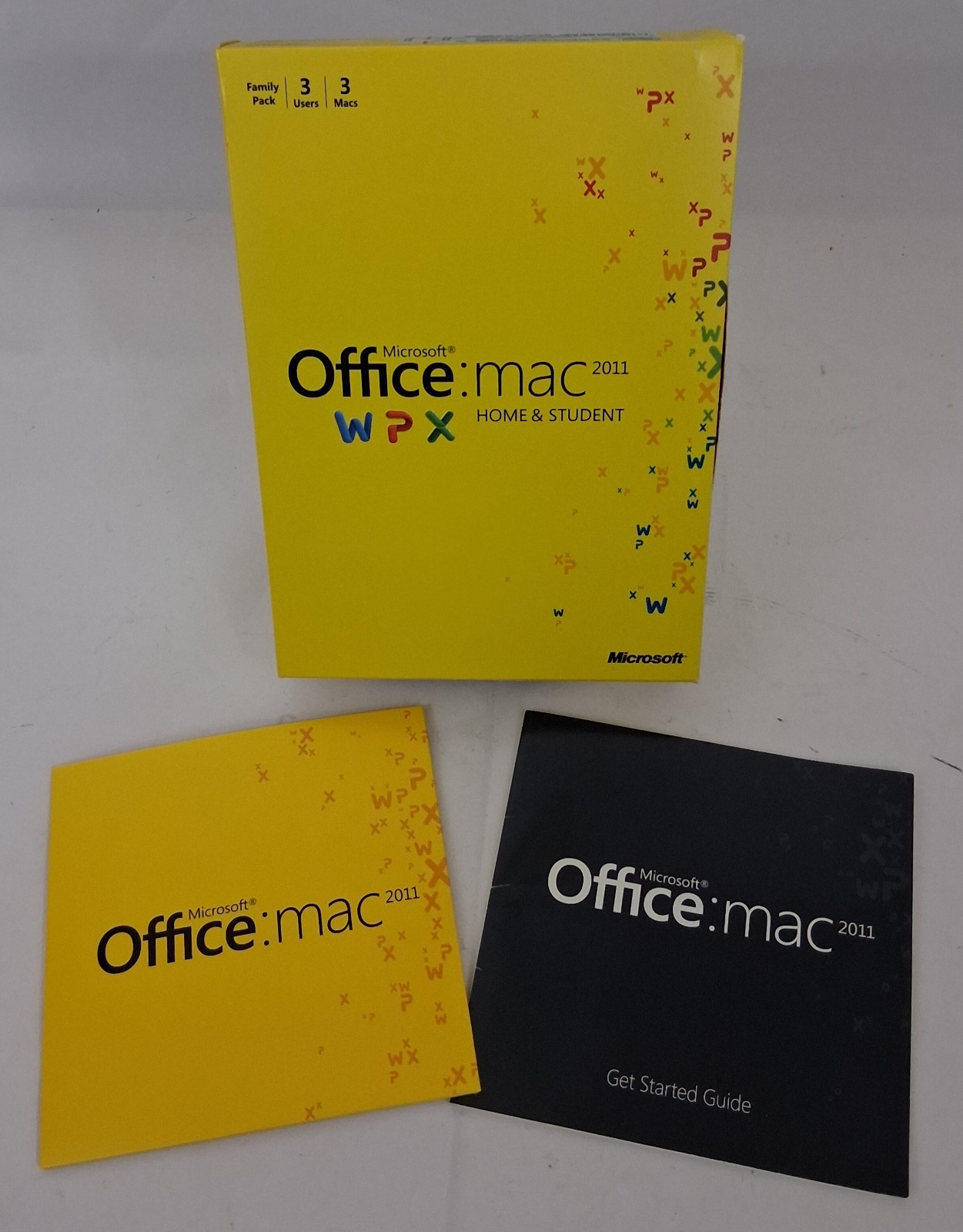 Microsoft Office for Mac Home and Student 2011 – Family Pack 3 Users W/Key