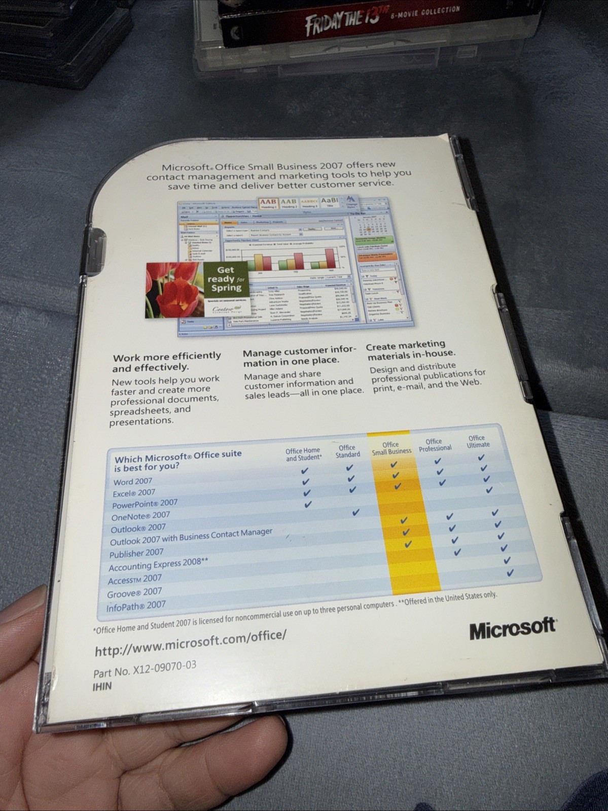 Microsoft Office Small Business 2007 Upgrade w/ Key Word Excel Powerpoint