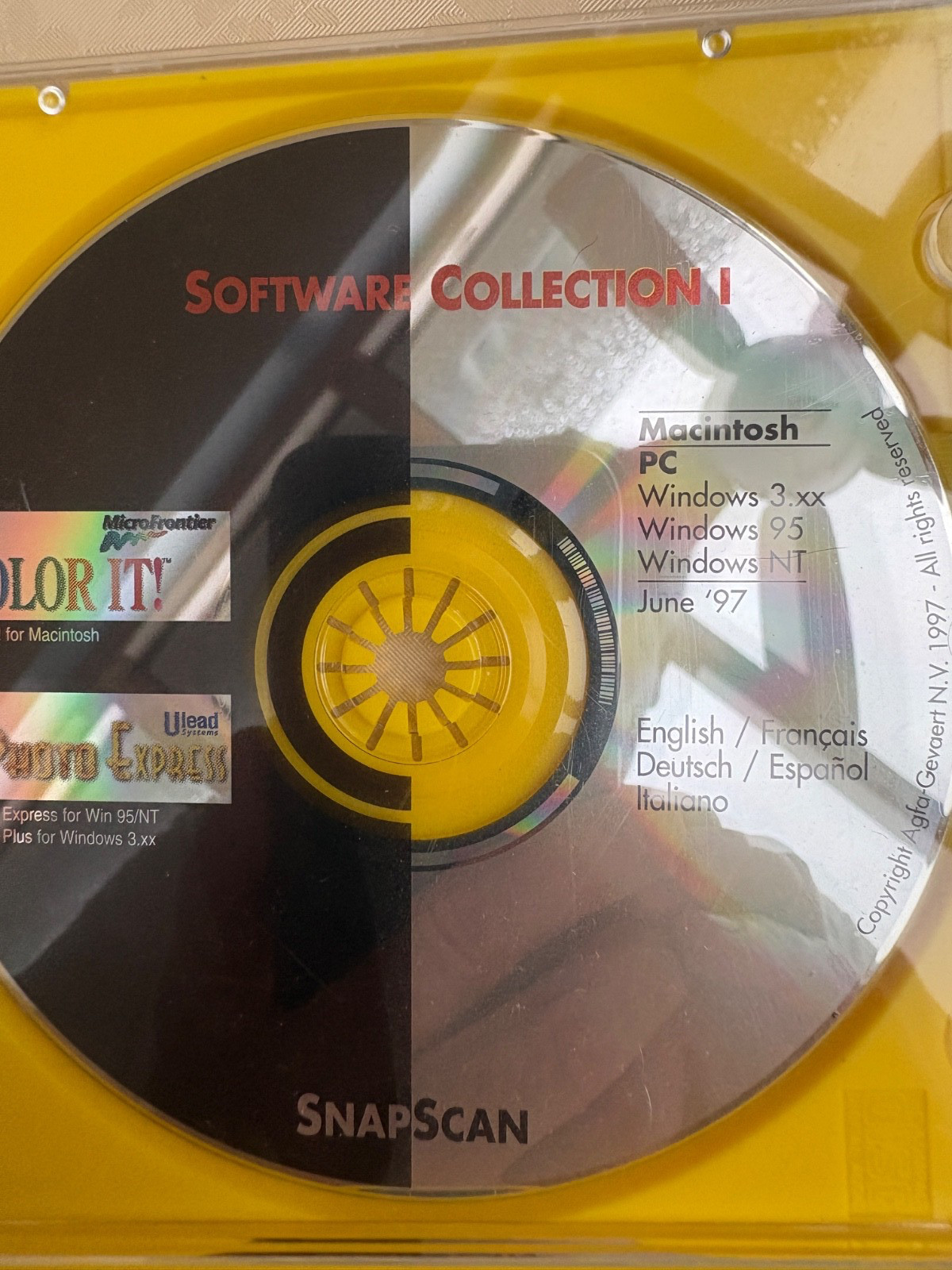 1997 MICRO FRONTIER SOFTWARE COLLECTION I COLOR IT MACINTOSH PC WINDOWS VERSIONS