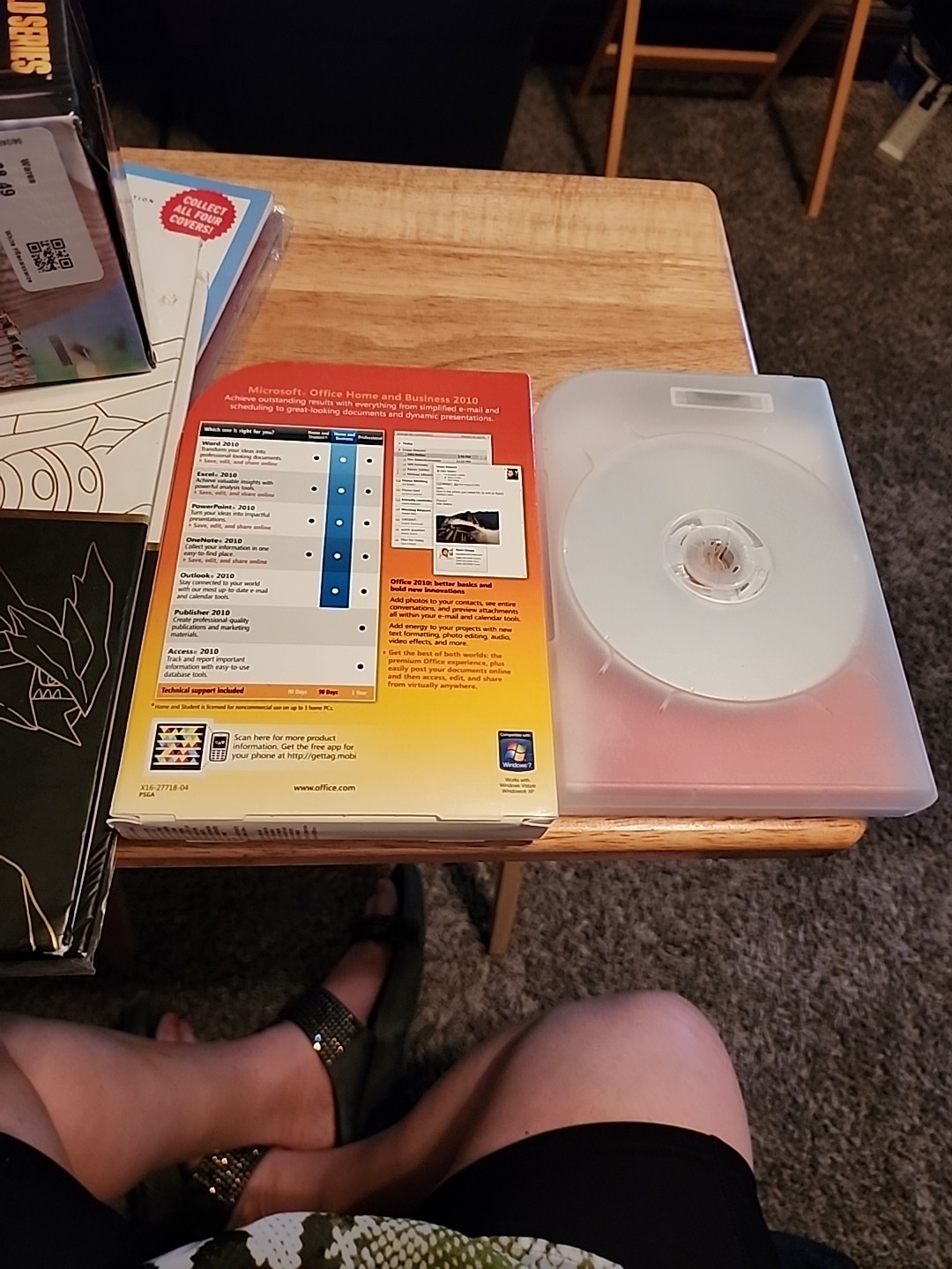 Microsoft Office Home and Business 2010 Software Disc DVD & Product Key, Vguc