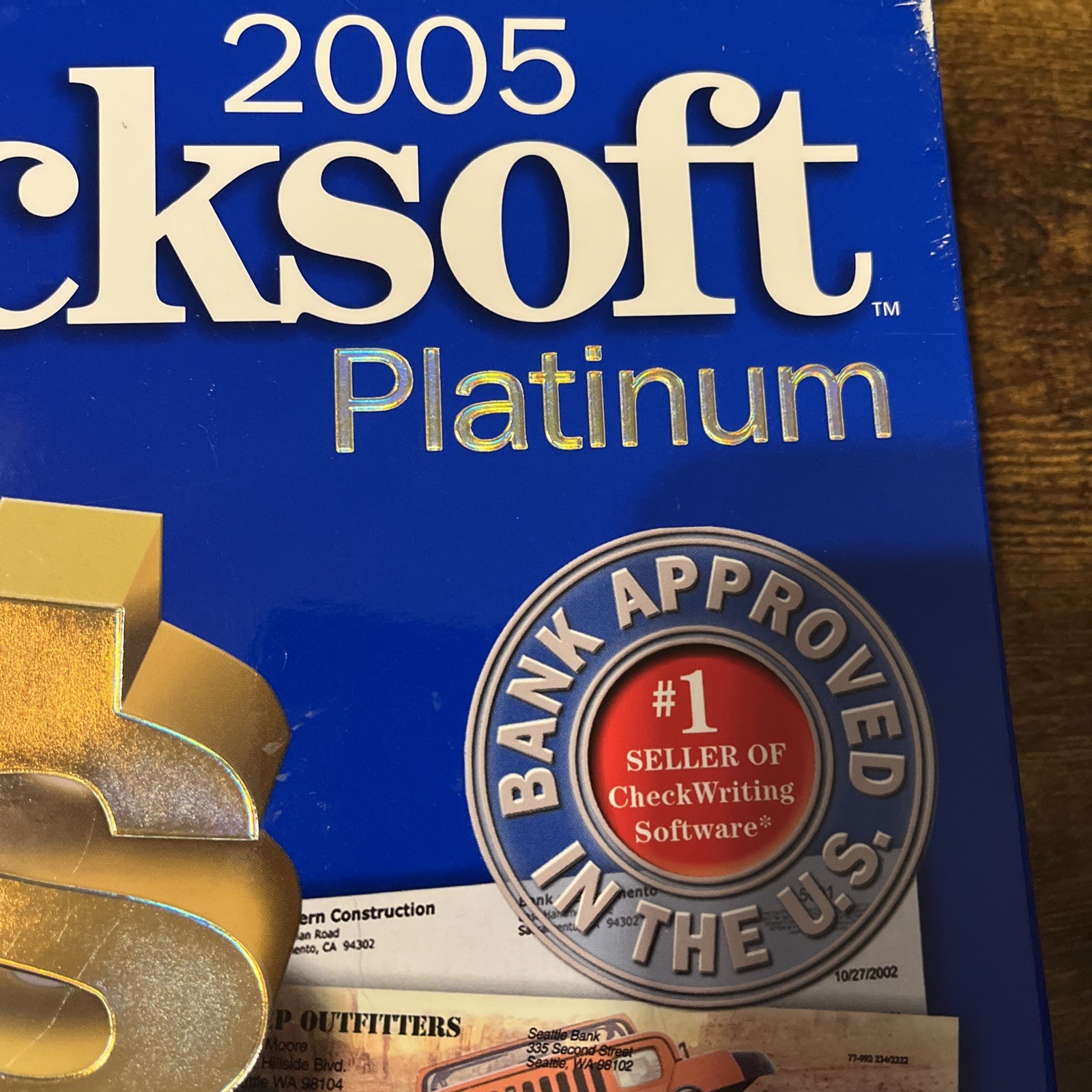 CHECKSOFT PLATINUM 2005 Business/Home QUICKBOOKS! New Condition Free Shipping