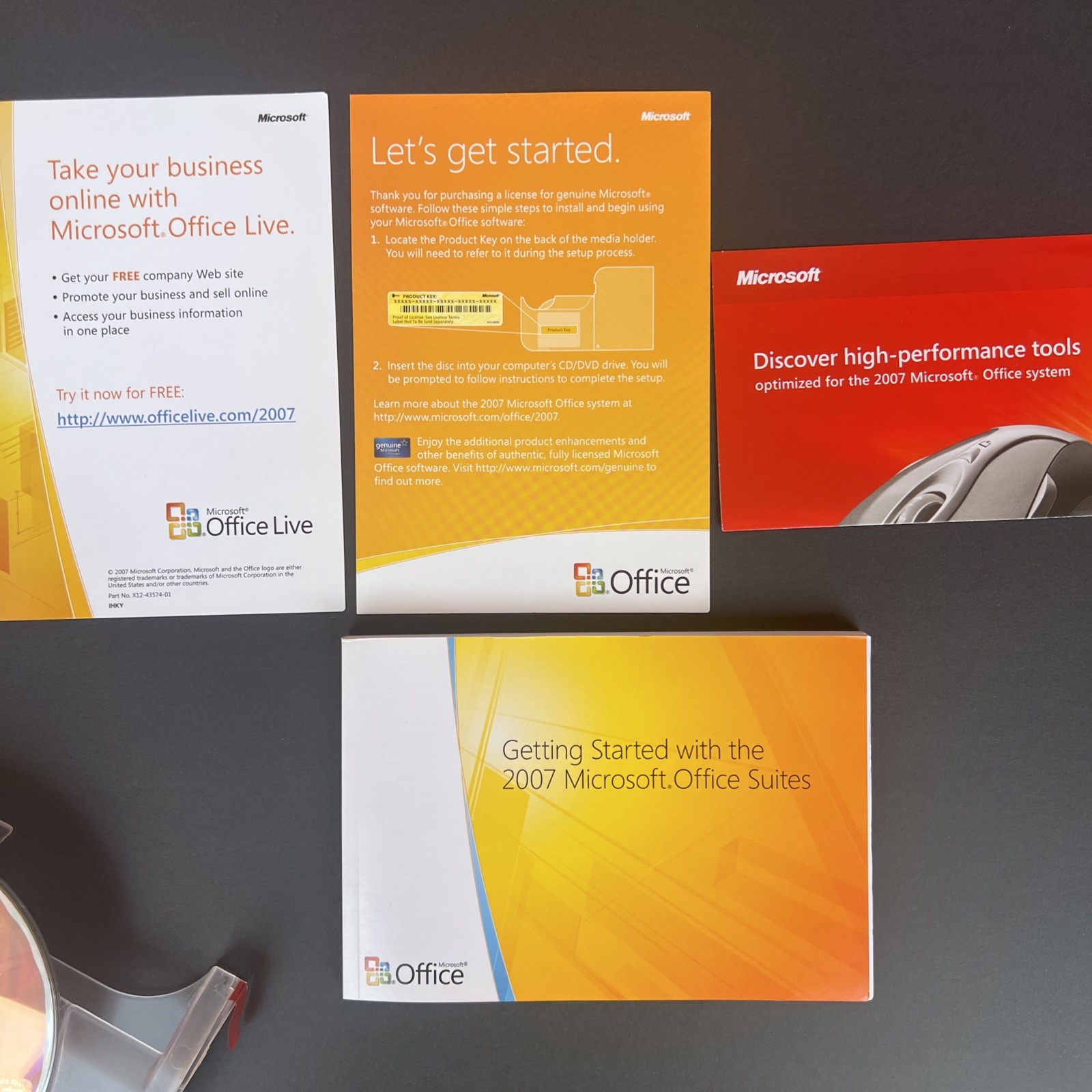 Microsoft Office Professional 2007 Full Retail FPP English w Product Key